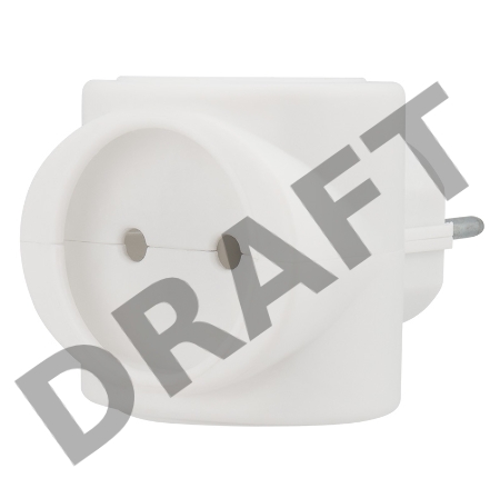 Тройник электрический биметалл 220В 6А бел. REXANT 11-1064