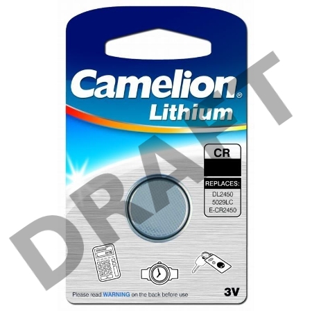 Элемент питания литиевый CR CR1216 BL-1 (блист.1шт) Camelion 3609