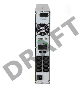 Источник бесперебойного питания CROWN On-Line CMUOA-300X-1.5K 1500VA/1350W, корпус металл, TOWER&RACK, 2U, АКБ 3*12V/9AH, PF-0.9, AVR 110-300V, порт RJ-11/45+USB/RS232, EPO, розетки 8*IEC С13, входной кабель 2 м, вентилятор охлаждения, автомат, слот для S