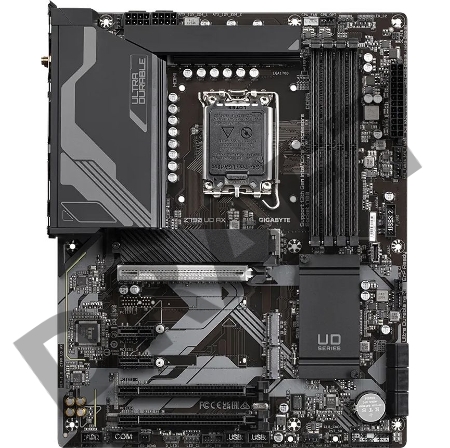 Материнская плата Gigabyte Z790 UD AX Soc-1700 Intel Z790 4xDDR5 ATX AC`97 8ch(7.1) 2.5Gg RAID+HDMI+DP
