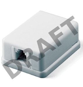 Розетка RJ-11 Однопортовая, 6р4с