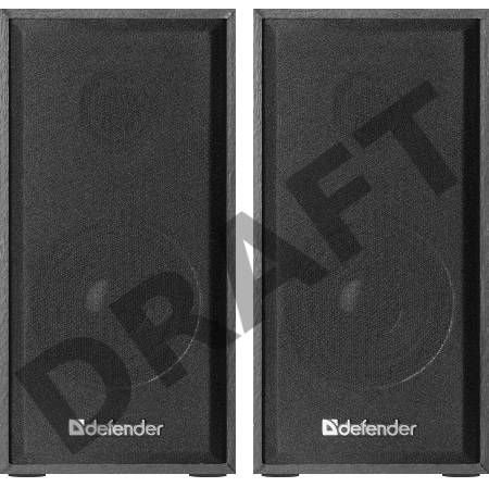 Колонки DEFENDER SPK-240 2.0 black (2x3 Вт, USB пит, раз. д. науш.)  65224