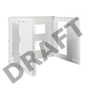 Кронштейн настенный 9U, регулируемая глубина 300-450 мм КНО-М-9U