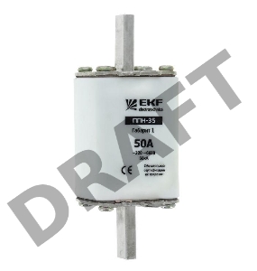 Вставка плавкая ППН-35 100А габарит NT1 EKF fus-35/250/100