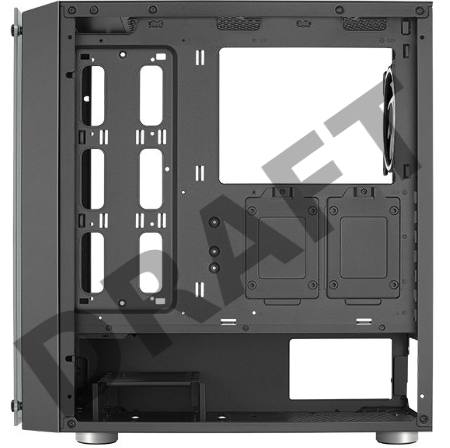 Корпус Aerocool Skribble черный без БП ATX 2x120mm 2xUSB3.0 audio bott PSU