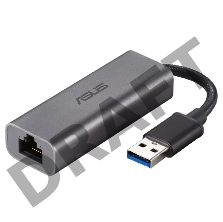 Адаптер ASUS USB-C2500//USB Type-A 2.5G Base-T Ethernet Adapter; 90IG0650-MO0R0T