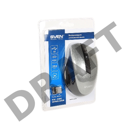 Мышь SVEN RX-325 Wireless серая