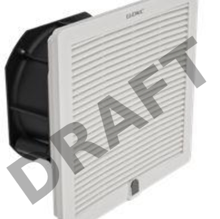 Вентилятор с решеткой и фильтром 44/46куб.м/ч 230В ДКС R5RV12230