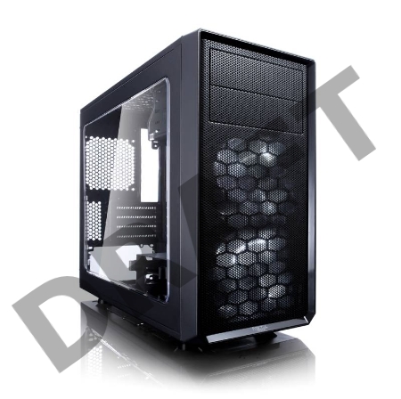 Корпус Fractal Design FOCUS MINI Window черный без БП mATX 6x120mm 1x140mm 1xUSB2.0 1xUSB3.0 audio bott PSU