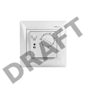 Терморегулятор механический RX-308B белый  REXANT (совместим с Legrand серии Valena)