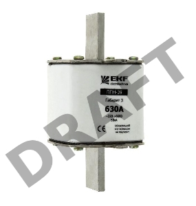 Вставка плавкая ППН-39 630А габарит 3 EKF fus-39/630