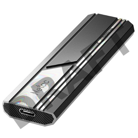 Накопитель SSD Netac USB-C 2Tb NT01ZX10-002T-32BK ZX10 2.5