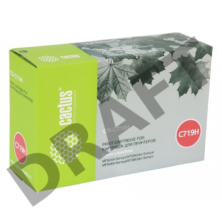 Картридж Cactus CS-C719H для Canon i-SENSYS MF5840/ MF5880, черный, 6400стр