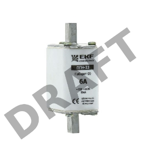 Вставка плавкая ППН-33 160А габарит 00 EKF fus-33/160