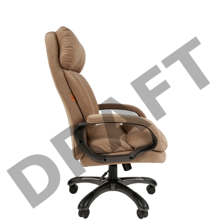 Кресло Chairman Home 505 Россия ткань  Т-10 бежевый (черный пластик)