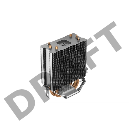 Кулер DEEPCOOL AG300 MARRS LGA1700/1200/115X/AM5/AM4 (36шт/кор, TDP 150Вт, PWM, Static LED Lighting, Fan 92mm, 3 тепл. Трубки прямого контакта) RET