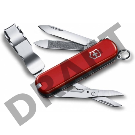 Нож перочинный Victorinox NailClip 580 (0.6463) 65мм 8функций красный