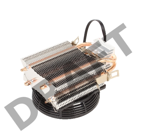 Кулер Aerocool Verkho 2 , до 110W, 2х теплотрубки, PWM, 800-2000 RPM, LGA 1156/1155/1151/1150/775 , FM2/FM1/AM3+/AM3/AM2+/AM2/940/939/754, 2 тепловые 