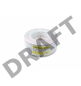 Кабель коаксиальный PROconnect SAT 50 M, CCS/Al/Al, 75%, 75 Ом, бухта 100 м, белый