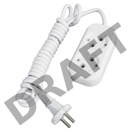 Удлинитель 2х5м без заземл. 10А IP20 Е-202 АБС-пл. ПВС 2х0.75 UNIVersal 9631961