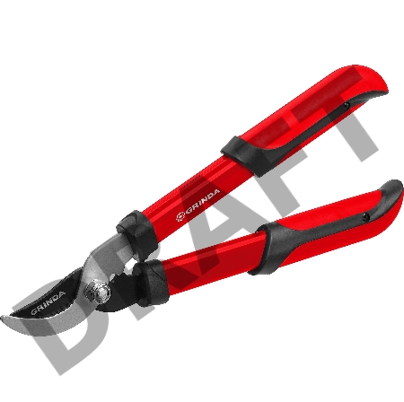 Малый плоскостной сучкорез R-390 со стальными рукоятками, GRINDA