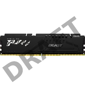 Модуль памяти Kingston 8GB 4800MT/s DDR5 CL38 DIMM FURY Beast Black