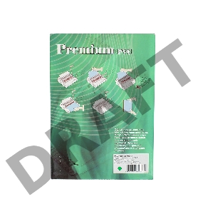 Обложки для переплёта Office Kit (PGA400180) прозрачные пластиковые зеленые А4 0.18 мм 100 шт