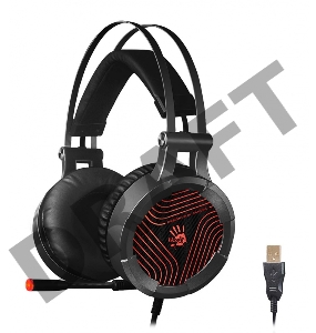 Наушники с микрофоном A4Tech G530 черный/серый 1.8м мониторы оголовье