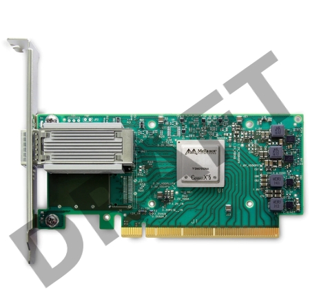 Сетевая карта MELLANOX ConnectX®-5 EN network interface card, 100GbE single-port QSFP28, PCIe3.0 x16, tall bracket, ROHS R6