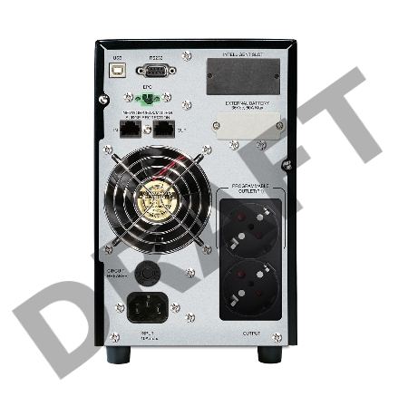 Источник бесперебойного питания CROWN On-Line CMUOA-350-1K EURO 1000VA/900W, корпус металл, TOWER, АКБ 3*12V/7AH, PF-0.9, AVR 110-300V, порт RJ-11/45+USB/RS-232, EPO, розетки 2*EURO, входной кабель 2 м, вентилятор охлаждения, автомат, слот для SNMP, порт 