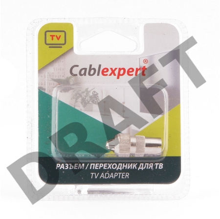 Разьем Cablexpert TVPL-04, TV (мама), блистер