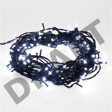 Гирлянда светодиодная универсальная 200 LED БЕЛЫЕ 20 метров, с контроллером