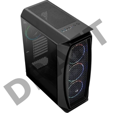 Корпус Aerocool Aero One Eclipse-G-BK-v1 черный без БП ATX 4x120mm 2xUSB3.0 audio