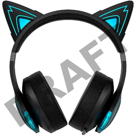 Наушники с микрофоном Edifier G5BT Cat черный мониторные Bluetooth/3,5 мм