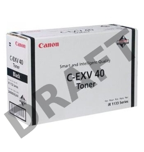Тонер-картридж CANON C-EXV40 TONER BK EURC-EXV40 3480B006 черный (6000стр.) для Canon iR1133/1133A/1133iF