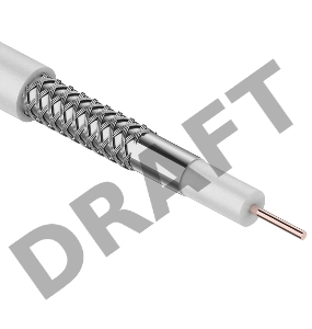 Кабель коаксиальный CAVEL SAT 50 M, Cu/Al/CuSn, 64%, 75 Ом, бухта 100 м, белый