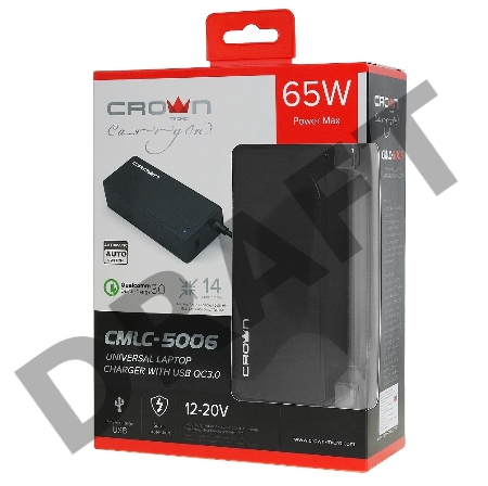 Универсальное зарядное устройство CROWN CMLC-5006