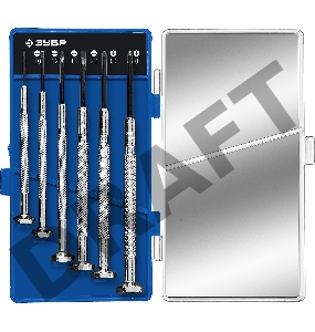 Набор часовых отверток ЧАСОВЩИК 6 предм., ЗУБР