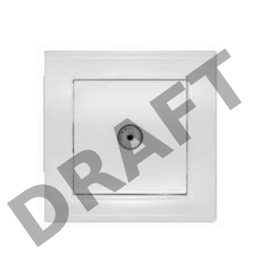 Розетка TV 1-м СП Бриллиант бел. UNIVersal 7947571