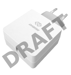 Сетевое зар./устр. Digma DGPD-18W-WG 3A универсальное кабель USB Type C белый