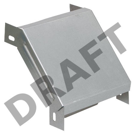 Угол для лотка вертикальный внешний 90град. 100х50 с кр. ИЭК CLP1N-050-100