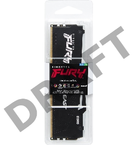 Модуль памяти Kingston 8GB 5600MT/s DDR5 CL40 DIMM FURY Beast RGB