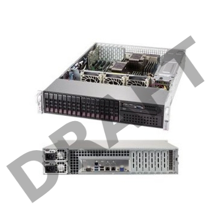 Платформа SuperMicro SYS-2029P-C1RT LSI3108 10G 2P 2x1200W