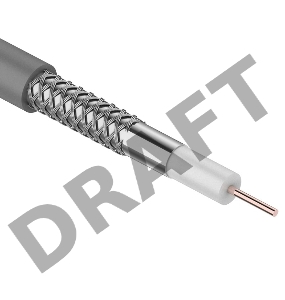 Кабель коаксиальный CAVEL SAT 703 ZH, Cu/Al/CuSn, 75%, 75 Ом, бухта 100 м, серый