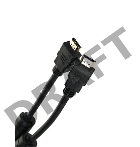 Кабель HDMI 19M/M ver 2.0, 5М, 2 фильтра  Aopen <ACG711D-5M>      