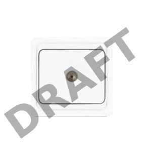 Розетка TV 1-м СП Валери бел. UNIVersal В0027