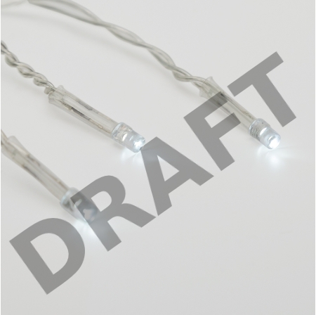 Гирлянда Твинкл-Лайт 20 м, прозрачный ПВХ, 160 LED, цвет белый