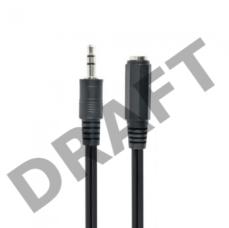 Кабель аудио удлинит. Gembird, джек3.5, 3м CCA-423-3M