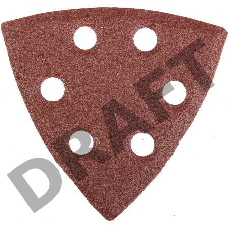 Лист шлифовальный STAYER MASTER 35460-100  треугольный унив.велкро 6отв.P100 93х93х93мм 5шт.