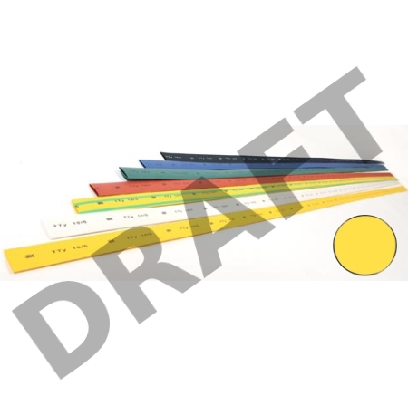 Трубка термоусадочная ТТУ 30/15 жел. 1м ИЭК UDRS-D30-1-K05